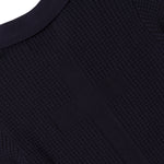Load image into Gallery viewer, LS CROSS KNIT POLO NAVY
