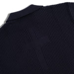 Load image into Gallery viewer, CROSS KNIT POLO NAVY
