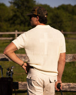 Load image into Gallery viewer, CROSS KNIT POLO OFF-WHITE
