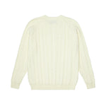 Load image into Gallery viewer, CROSS CABLE KNIT SWEATER OFF-WHITE
