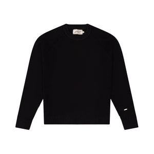 'COG' TONAL SWEATER BLACK