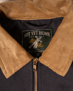 Load image into Gallery viewer, 'JESUS DID THE WORK' JACKET - NAVY
