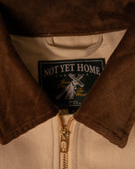 Load image into Gallery viewer, 'JESUS DID THE WORK' JACKET - VINTAGE WHITE

