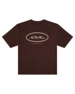 Load image into Gallery viewer, 'OVAL LOGO' TEE - BROWN
