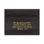 Load image into Gallery viewer, 'THE SCRIPT' CARD HOLDER - DARK BROWN
