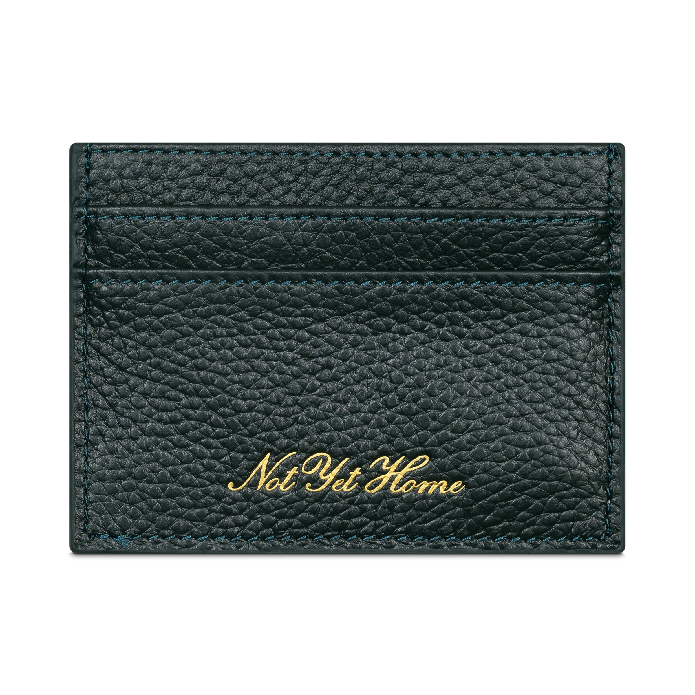 'THE SCRIPT' CARD HOLDER - SIGNATURE GREEN
