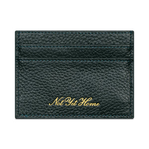 'THE SCRIPT' CARD HOLDER - SIGNATURE GREEN