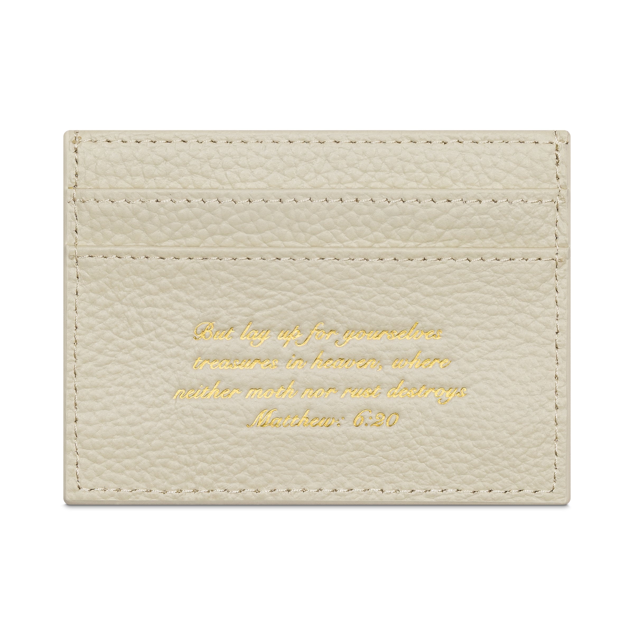 'THE SCRIPT' CARD HOLDER - WHITE