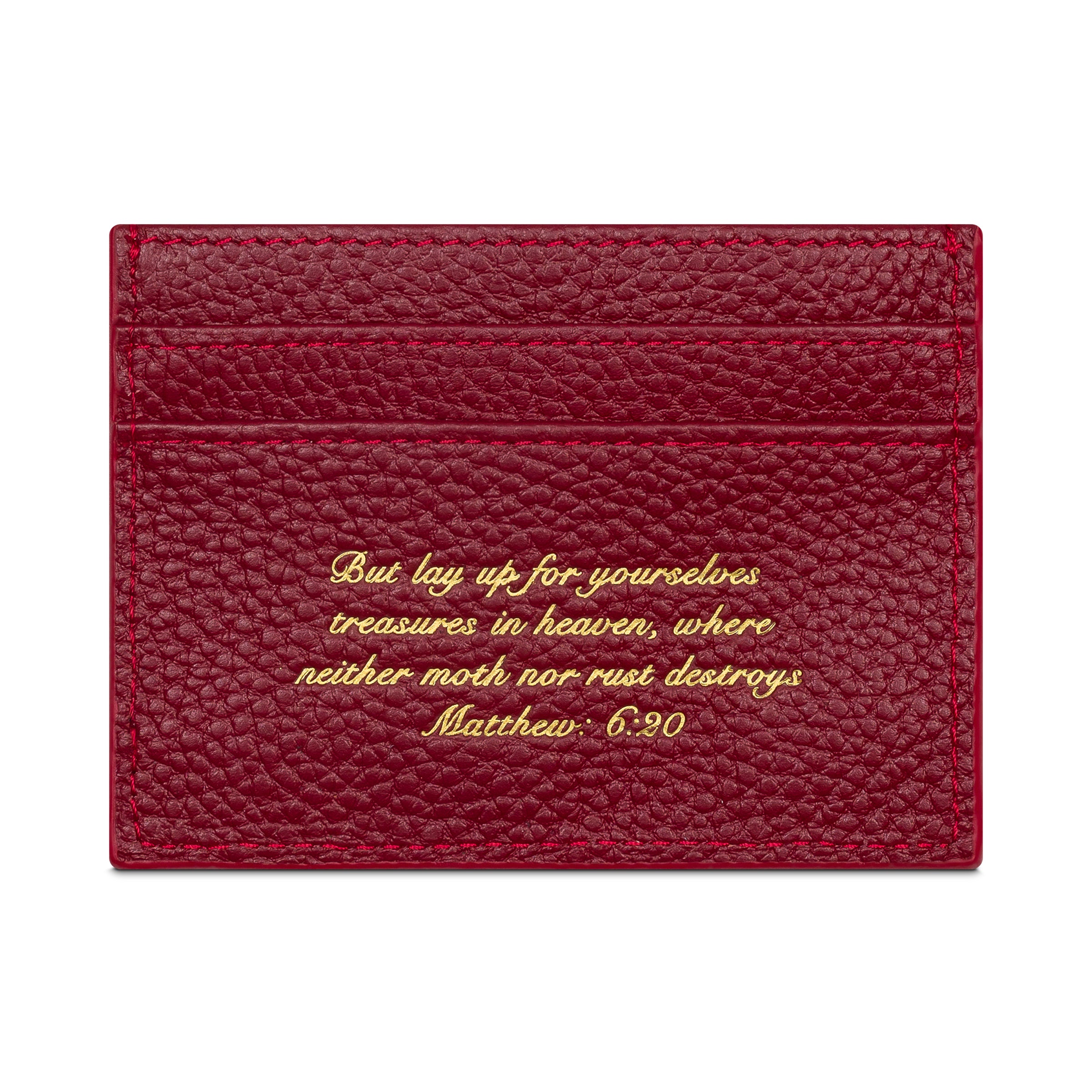 'THE SCRIPT' CARD HOLDER - RED