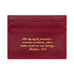 Load image into Gallery viewer, 'THE SCRIPT' CARD HOLDER - RED
