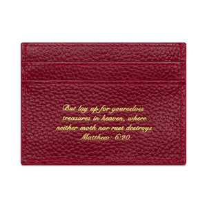 'THE SCRIPT' CARD HOLDER - RED
