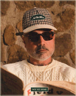 Load image into Gallery viewer, 'OVAL LOGO' WOOL HOUNDSTOOTH CAP
