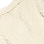 Load image into Gallery viewer, LS CROSS KNIT POLO OFF-WHITE
