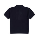 Load image into Gallery viewer, CROSS KNIT POLO NAVY
