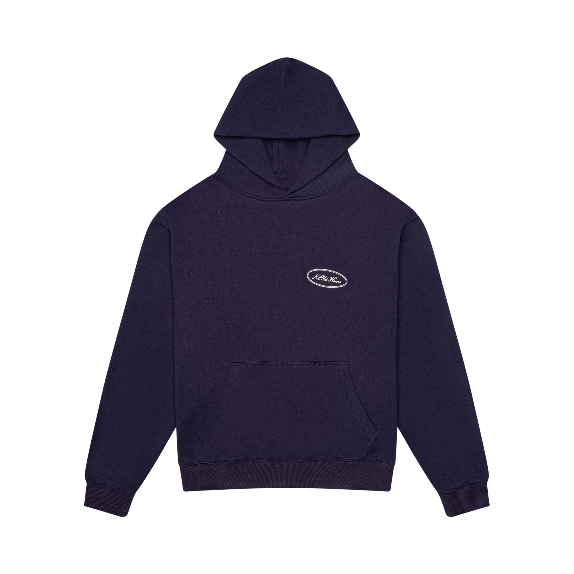 OVAL LOGO' HOODIE – NOT YET HOME
