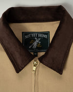 Load image into Gallery viewer, 'JESUS DID THE WORK' JACKET - TAN
