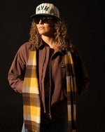 Load image into Gallery viewer, 'JESUS DID THE WORK' JACKET - LIGHT WINE
