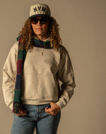 Load image into Gallery viewer, 1908 PINSTRIPE CAP - OFF-WHITE &amp; NAVY
