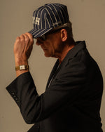 Load image into Gallery viewer, PINSTRIPE CAP - NAVY
