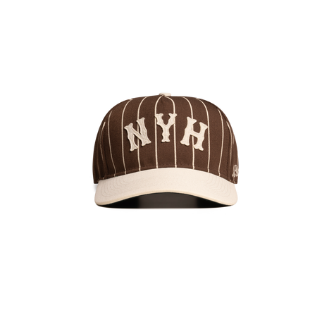 PINSTRIPE CAP - BROWN