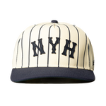 Load image into Gallery viewer, 1908 PINSTRIPE CAP - OFF-WHITE &amp; NAVY
