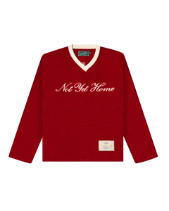 'CHILD OF GOD’ KNIT SWEATER - RED