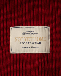 'CHILD OF GOD’ KNIT SWEATER - RED