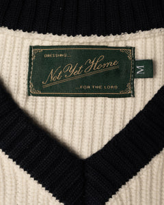 'CHILD OF GOD’ KNIT SWEATER - OFF WHITE