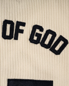 'CHILD OF GOD’ KNIT SWEATER - OFF WHITE