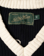 Load image into Gallery viewer, 'CHILD OF GOD’ KNIT SWEATER - NAVY
