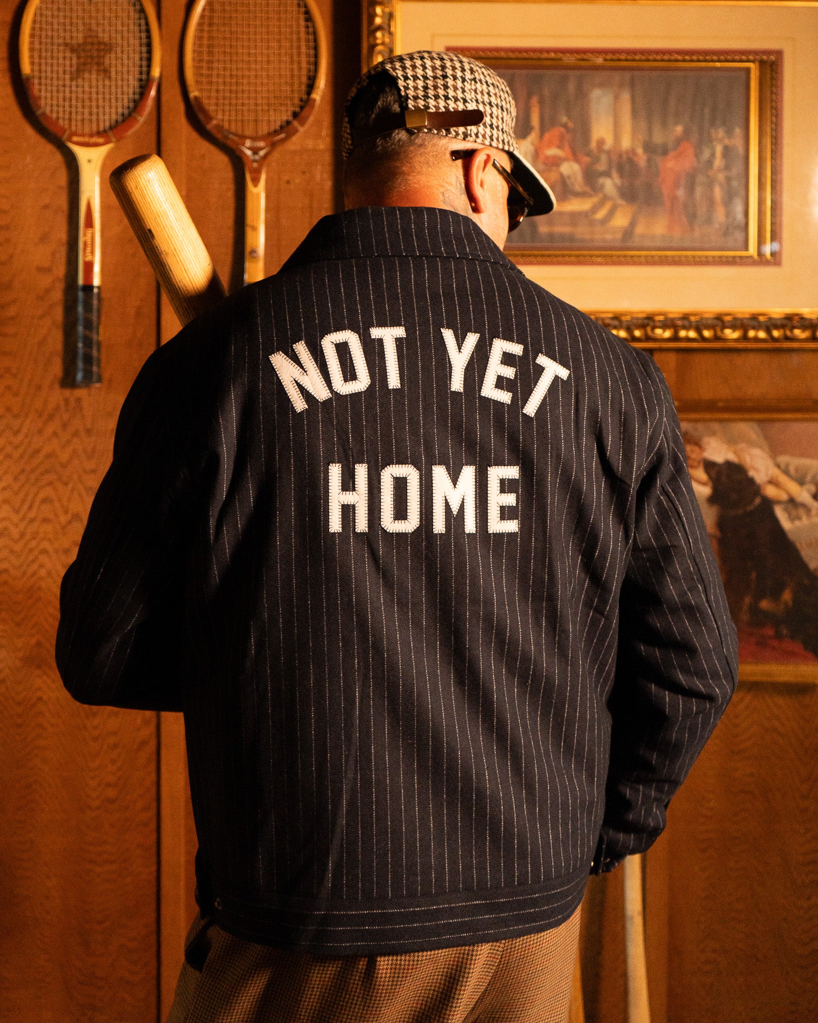 WOOL PINSTRIPE JACKET