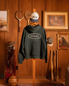'OVAL LOGO' HOODIE - SIGNATURE GREEN