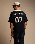 Load image into Gallery viewer, CHILD OF GOD KNIT JERSEY - 'NAVY'
