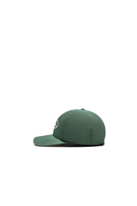 OVAL LOGO RIPSTOP CAP - 'SIGNATURE GREEN'