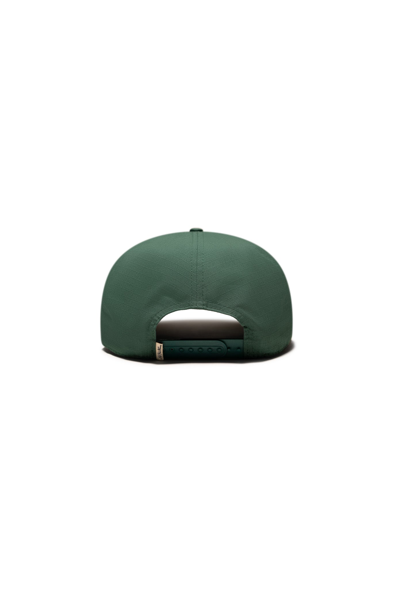 OVAL LOGO RIPSTOP CAP - 'SIGNATURE GREEN'