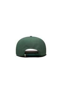 OVAL LOGO RIPSTOP CAP - 'SIGNATURE GREEN'