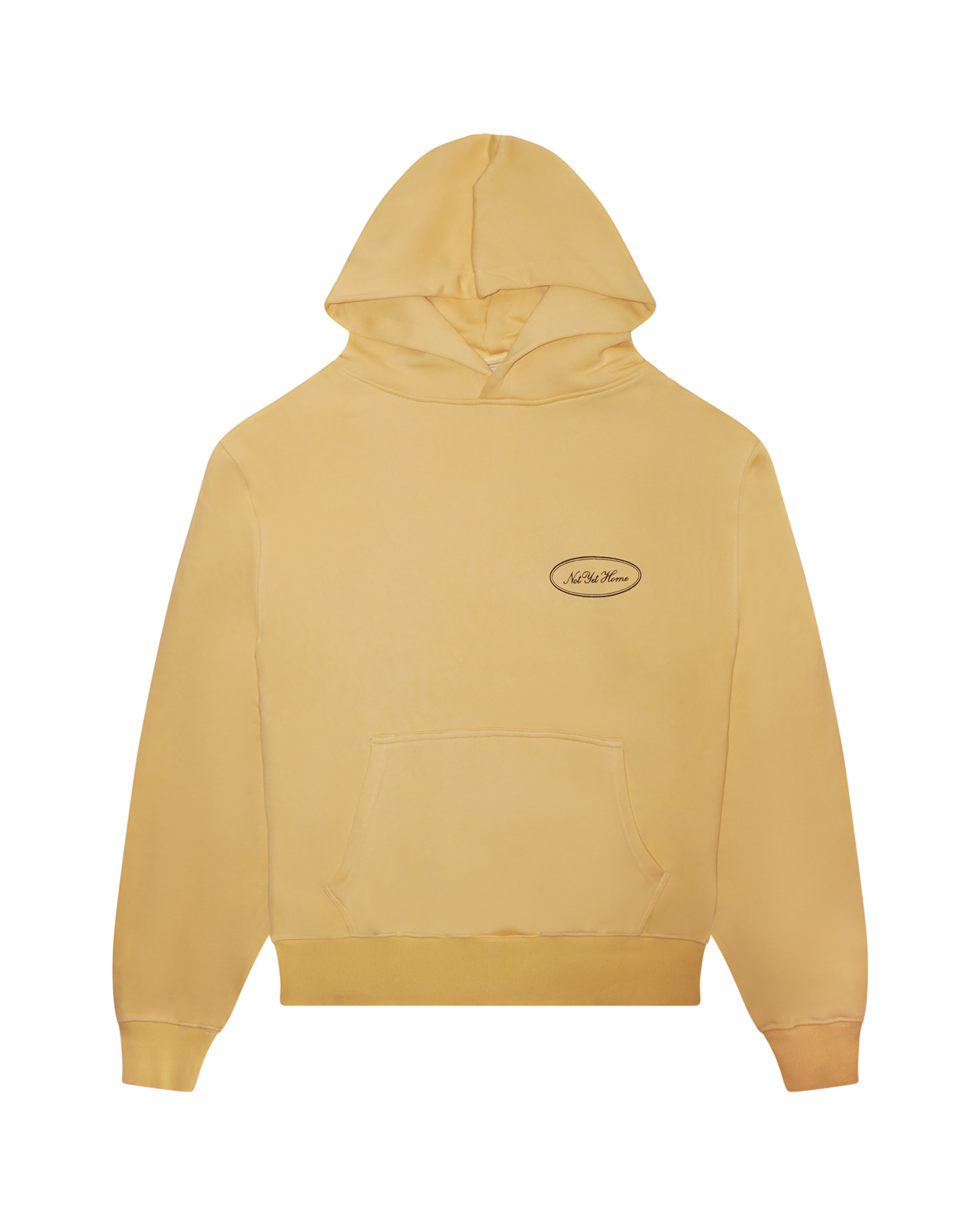 OVAL LOGO HOODIE BUTTER YELLOW