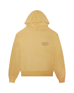 OVAL LOGO HOODIE BUTTER YELLOW