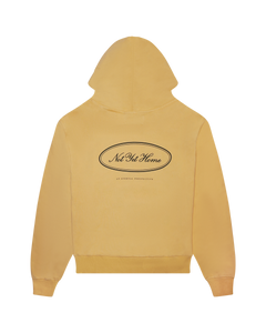 OVAL LOGO HOODIE BUTTER YELLOW