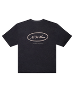 Load image into Gallery viewer, LINEN OVAL LOGO TEE NAVY
