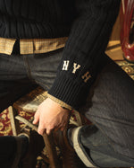 Load image into Gallery viewer, RIBBED SWEATER COG - NAVY
