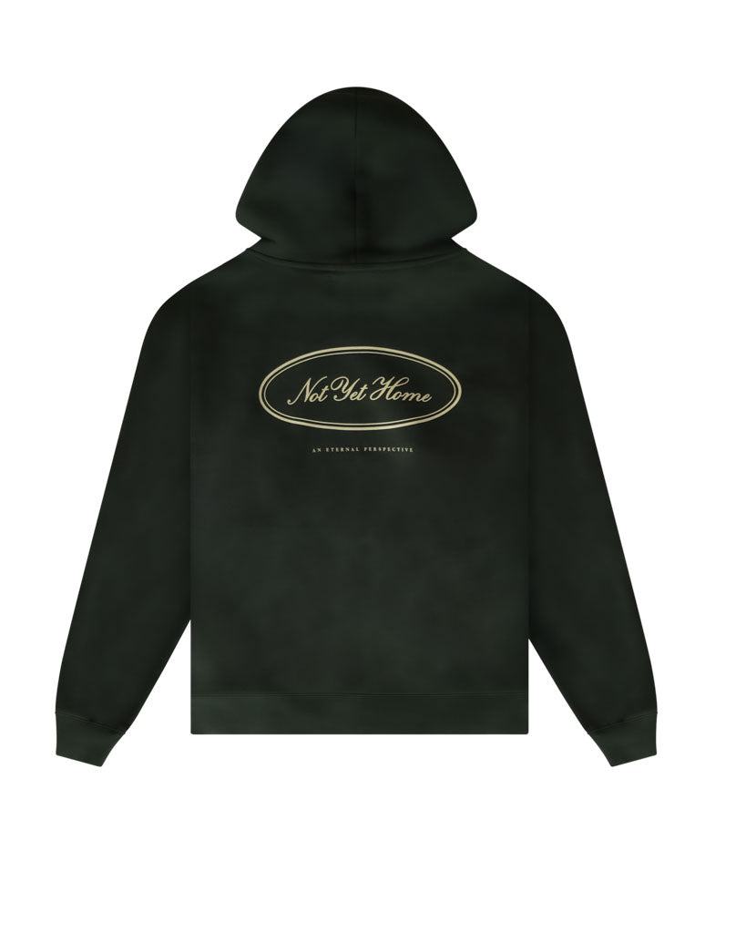 'OVAL LOGO' HOODIE - SIGNATURE GREEN
