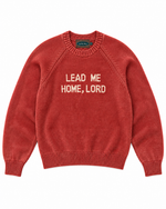 Load image into Gallery viewer, LEAD ME HOME, LORD SWEATER - FADED RED
