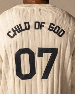 RIBBED SWEATER COG - 'OFF-WHITE & NAVY'