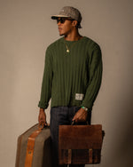 Load image into Gallery viewer, RIBBED SWEATER COG - 'SIGNATURE GREEN'
