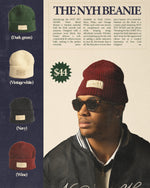 Load image into Gallery viewer, NYH BEANIE - DARK GREEN
