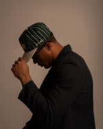 Load image into Gallery viewer, PINSTRIPE CAP - SIGNATURE GREEN
