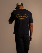 Load image into Gallery viewer, 'OVAL LOGO' TEE - NAVY
