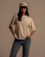 Load image into Gallery viewer, 'OVAL LOGO' TEE - HEATHER
