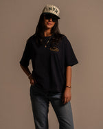 Load image into Gallery viewer, 'OVAL LOGO' TEE - NAVY
